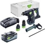 Festool KHC 18 EB-Basic Akku Kombihammer 18 V 2,6 J SDS-Plus Brushless + 1x...
