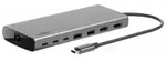 Belkin CONNECT USB-C 8-in-1 Core f&uuml;r 2 Bildschirme INC015btSGY-CZ - Silber
