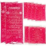 Relaxdays K&uuml;hlpads, 8er Set, 3 Gr&ouml;&szlig;en, Kalt Warm Kompressen, K&uuml;hlpacks Gel,
