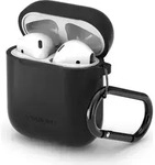 Spigen 066CS24808, H&uuml;lle, Silikon, Schwarz - Schwarz