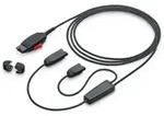 HP Poly Y-Trainingskabel mit QD Lock-Digital-Headsets, Kabel - Schwarz