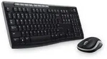 Logitech Wireless Combo MK270 Tastatur Maus enthalten RF Wireless Griechisch Schwarz