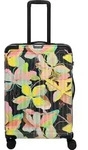 Travelite CRUISE Trolley M (67 cm) mit 4 Rollen - Gelbe Orchidee - Gelb