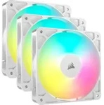 Corsair RS120 ARGB, Ventilator, 12 cm, 420 RPM, 2100 RPM, Wei&szlig;