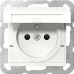 Gira Steckd. Erdstift KD + SP System 55 Reinwei&szlig; m 448827