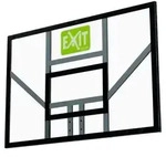 EXIT Galaxy Basketballbrett, Basketballst&auml;nder, f&uuml;r Kinder, Outdoor - Gr&uuml;n/Schwarz