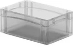 Surplus Systems Eurobox B 30 x 20 x 12 cm, 5,1 L, transparent - Transparent