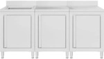 vidaXL Gastro-Sp&uuml;lenunterschrank 180x60x96 cm Edelstahl - Silber