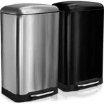M&uuml;lleimer Cubo Edelstahl Farbe: Schwarz - Schwarz