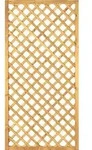 Zaun Hauptelement Diagonal-Rankzaun 90 x 180 cm druckimpr&auml;gniert