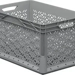 Eurobox 60x40x32cm durchbrochen grau 62l