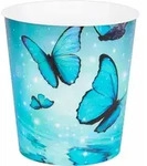 Idena Papierkorb PP 9L &ndash; Schmetterling - Bunt