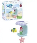 PLAYMOBIL Junior 1.2.3 & Disney: Arielles Muscheldusche, Wasser-Spiel-Set, 1 Jahr(e),