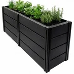 NYVI Hochbeet NYVIGreen XL 158x44x61cm 392 Liter - Kunststoff Kr&auml;uterbeet f&uuml;r