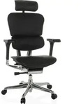 hjh OFFICE Luxus Chefsessel ERGOHUMAN GEN2 Ergonomischer B&uuml;rostuhl mit Armlehnen