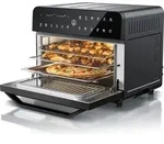 Arendo Hei&szlig;luftfritteuse 1800 Watt, Minibackofen, Airfryer, 25L, Edelstahl,