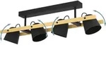 HORNWOOD-Z Wand-/Deckenleuchte Lampe Beleuchtung - L78 x B14 x H16 cm - schwarz,