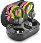 NGS Artica Jogger Auricolari Wireless In-Ear Bluetooth 5.3 IPX7 Nero Verde Rosa -