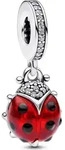 Pandora Charms Anh&auml;nger 792571C01 Red Ladybird Silber925 - Wei&szlig;