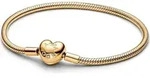 Pandora 563050C00 Gliederarmband Damen Herz-Verschluss Vergoldet 16 cm - Gold