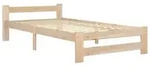 vidaXL Massivholzbett Kiefer 100x200 cm
