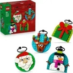 LEGO Verschiedene Christbaumanh&auml;nger &ndash; Spielzeug zum Bauen mit 4 h&auml;ngenden