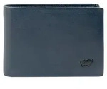 Portemonnaie HANNES RFID Geldb&ouml;rse S 4 Kartenf&auml;cher blau Herren - Leder - Blau