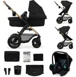 Kinderkraft MOOV 2 AIR 3-in-1 Kinderwagen - Aufblasbare R&auml;der - 2-in-1-Sitz -