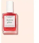 Manucurist Active Glow, Nagelh&auml;rter, 15 ml, N&auml;hrend, Glanz, Durchscheinend, Pinsel,