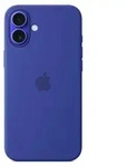 iPhone 16 Plus Silicone Case with MagSafe - Ultramarine - Blau