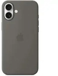 Apple iPhone 16 Plus Silikon Case mit MagSafe &ndash; Steingrau, Cover, Apple,...