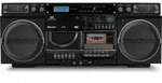 MEDION P66538 Kassettenrecorder (Retro Ghettoblaster mit CD-Player, 80er,...