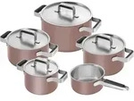 Zwilling Pure Kochgeschirrset 5-tlg. 18/10 rosa - Silber/Braun