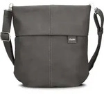 Zwei Mademoiselle.M Schultertasche 27 cm - Grau