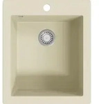 vidaXL Granitsp&uuml;le Einzelbecken Beige - Beige