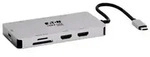 Tripp Lite USB-C Dock, Dual Display - 4K 60 Hz HDMI, USB 3.2 Gen 1, USB-A Hub, GbE,