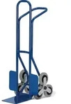 Rollcart Junior-Treppenkarre aus Stahlrohr mit dreiarmigen Radsternen,...