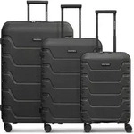 Smartbox Edition 01 THE THREE SET 4 Rollen Kofferset 3-teilig - Schwarz