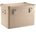 ALUBOX 78-Liter Alukiste in Beige-Sandfarbe Transportbox - Beige