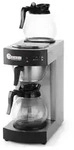 HENDI Kaffeemaschine halbautomat. mit 2 Glaskannen 230V-2275W - Schwarz