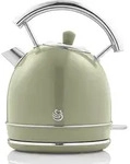 SWAN SK14630GNEU Retro Elektrisch Wasserkocher 1,8L Vintage Abschaltautomatik