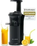 KLAMER Slow Juicer, Elektrische Tomatensaftpresse, Schwarz, 150 W, 220 - 240 V,...