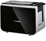 Bosch TAT8613N, 2 Scheibe(n), Schwarz, Edelstahl, Tasten, Niveau, LED, 860 W -