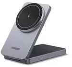 Ugreen W528, Drinnen, AC, Kabelloses Aufladen, Grau - Grau