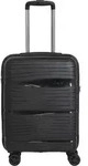 D&N Travel Line 4300 - 4-Rollen-Kabinentrolley S 55 cm (black) - Schwarz