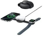 Anker MagGo Kabellose Ladestation (3-in-1, Faltbares Ladepad) Schwarz - Schwarz