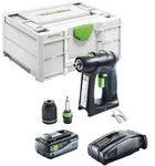Festool C 18 Basic Akku Bohrschrauber 18 V 45 Nm Brushless + 1x Akku 8,0 Ah +