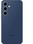 Original Silikon Cover Samsung Galaxy S24 FE - Blau - Dunkelblau