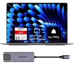 GEEKOM GeekBook X14 Pro Laptop, 999 g Ultraleicht, 14" 2.8K OLED, Ultra 5-125H, 16GB