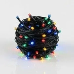 LED Weihnachts Lichterkette mehrfarbig - 40 LED / 6 m - Deko Beleuchtung bunt...